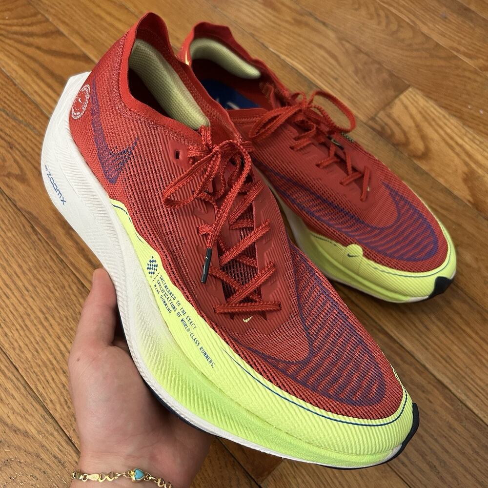Nike ZoomX Vaporfly Next% 2 Running Sneakers Shoes DX3371-600 Size 12